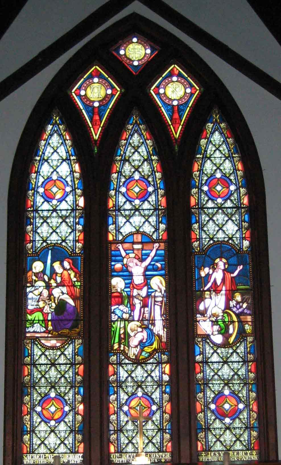christian poems & poetry stained glass window